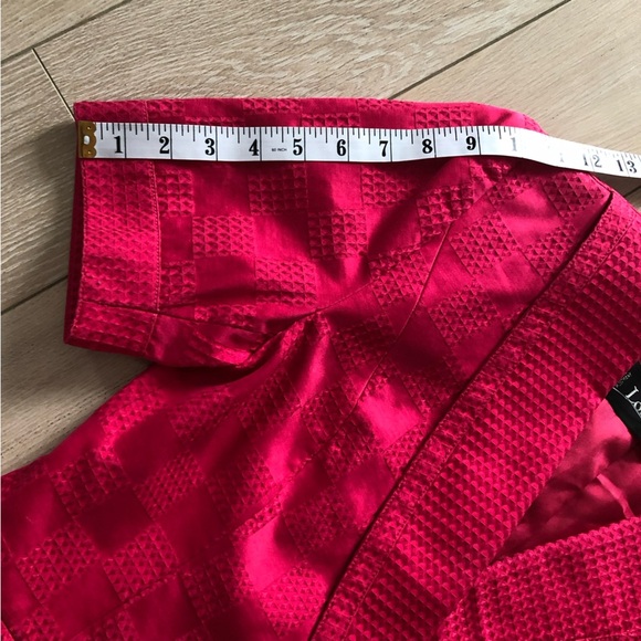 Vintage Louis Feraud Made in West Germany Short Sleeve Blazer in Hot Pink Size 4 - Picture 7 of 11